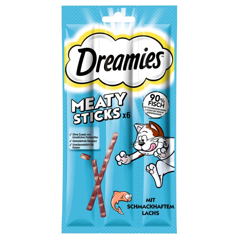 Dreamies Meaty Sticks - Lachs (6 x 5 g) von Dreamies