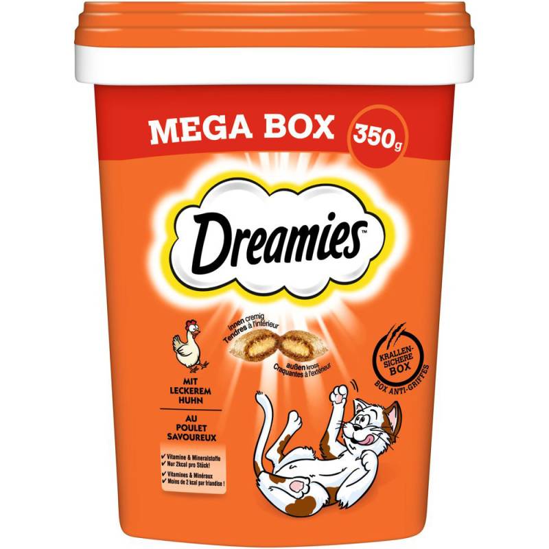 Dreamies Katzensnacks Mega Box - Huhn (350 g) von Dreamies