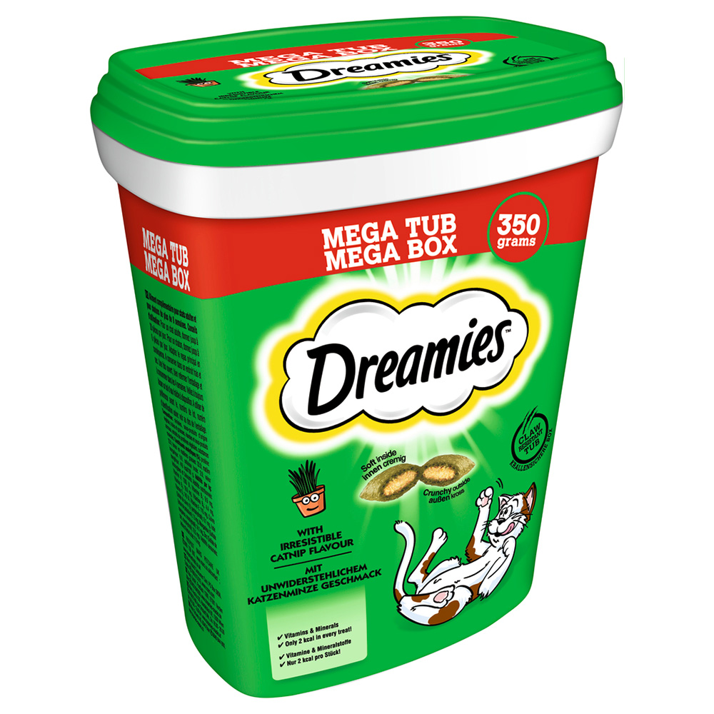 Dreamies Katzensnacks Mega Box - Katzenminze (350 g) von Dreamies