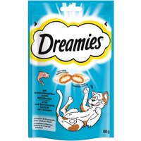 Sparpaket Dreamies Katzensnack Klassik 6 x 60 g - mit Lachs von Dreamies