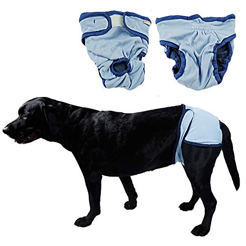 Dreamls Haustier Windel, Weibliche Hund, Sanitär Hose, weiche Baumwolle, waschbar, Physiologische Hosen mit elastischer Unterwäsche für kleine Hunde von Dreamls