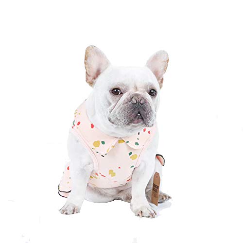 Dreamls Hunde-T-Shirt aus Baumwolle, Bedruckt, kurzärmelig, weich, für kleine und mittelgroße Hunde von Dreamls