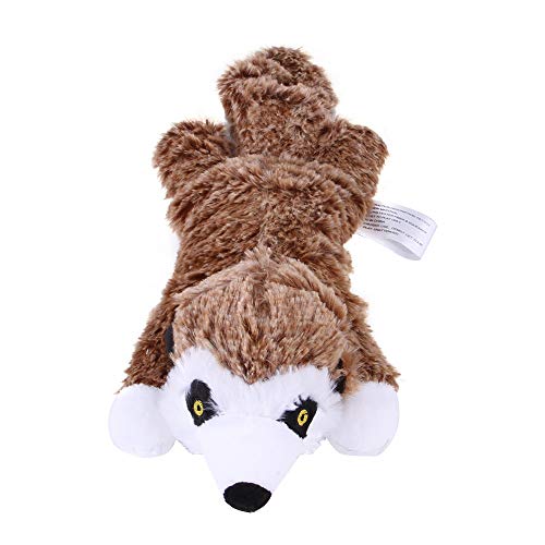 Pet Toys, Dog Plush Toy Interactive Dog Chew Toys Durable Dog Squeaky Toys for Aggressive Chewers for Small Medium Large Dog (Brown mongoose) von Dreamls