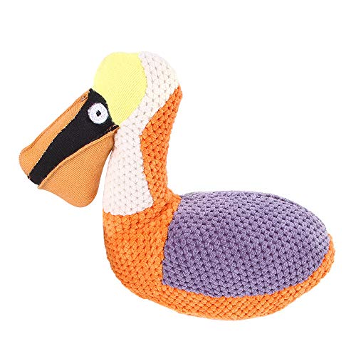 Pet Toys, Dog Squeaky Toys Puzzle Training Hund Plüsch Toys Interactive Stuffed Durable Dog Chew Toys for Small Medium Large Dogs (Pelikan) von Dreamls