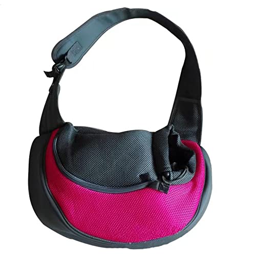 Dressnu Haustier Rucksack Atmungsaktive Umhängetasche Tragbare Hund Rose rot Dressnu Haustier Rucksack Atmungsaktive Umhängetasche Tragbare Hund Rose rot von Dressnu