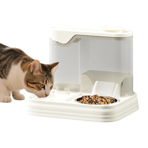 Dreuhuing Automatischer Futterspender für Hunde, Automatischer Wasserspender für Hunde, Große Kapazität Haustier Futternapf für Indoor Kätzchen und Welpen Dreuhuing Automatischer Futterspender für Hunde, Automatischer Wasserspender für Hunde, Große Kapazität Haustier Futternapf für Indoor Kätzchen und Welpen von Dreuhuing