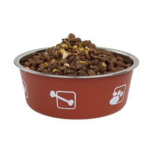 Dreuhuing Edelstahl Hundenapf | Bedruckter Katzennapf Aus Edelstahl,rutschfeste Tiernäpfe Für Transportbox Garten Welpe Auto Zuhause Camping Senioren Dreuhuing Edelstahl Hundenapf | Bedruckter Katzennapf Aus Edelstahl,rutschfeste Tiernäpfe Für Transportbox Garten Welpe Auto Zuhause Camping Senioren von Dreuhuing