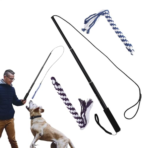 Dreuhuing Flirtstange für Hunde – Tragbarer Kaustab, Haustier-Flirtstock, Welpen-Jagdschwanz für Hunde, die jagen und ziehen des Krieges Dreuhuing Flirtstange für Hunde – Tragbarer Kaustab, Haustier-Flirtstock, Welpen-Jagdschwanz für Hunde, die jagen und ziehen des Krieges von Dreuhuing