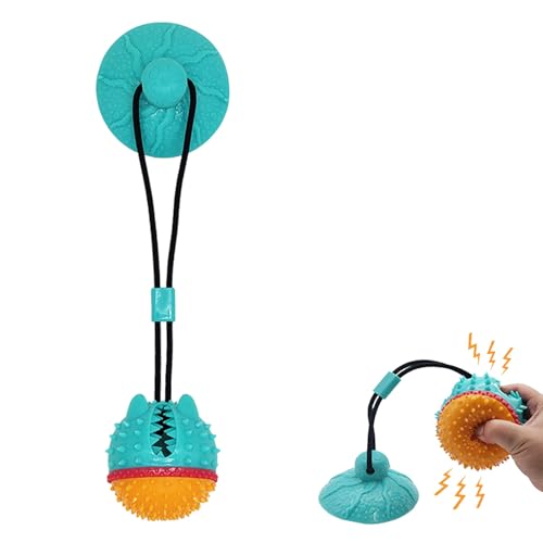 Dreuhuing Futterball für Hunde, Futterspender – langsames Füttern, Gummi-Saugnapf, interaktiver Beißring für Katzen, Welpen, Spielplatz-Training, geistige Stimulation Dreuhuing Futterball für Hunde, Futterspender – langsames Füttern, Gummi-Saugnapf, interaktiver Beißring für Katzen, Welpen, Spielplatz-Training, geistige Stimulation von Dreuhuing