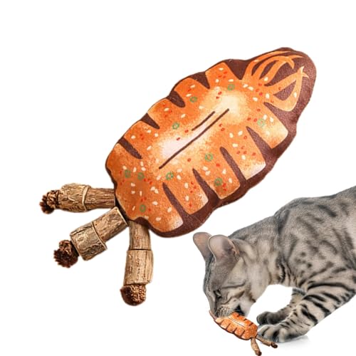 Dreuhuing Gegrilltes Fisch-Katzenspielzeug, realistisches Katzen-Zahnen Plüschspielzeug, interaktives simuliertes Fischknochenspielzeug, lustiges Kätzchen-Stoffknochenspielzeug für Katze, Zuhause, Dreuhuing Gegrilltes Fisch-Katzenspielzeug, realistisches Katzen-Zahnen Plüschspielzeug, interaktives simuliertes Fischknochenspielzeug, lustiges Kätzchen-Stoffknochenspielzeug für Katze, Zuhause, von Dreuhuing