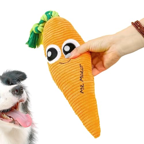 Dreuhuing Karotten-Spielzeug für Katzen, superweiches und beruhigendes Karotten-Plüschtier | Anreicherung von Hunden, Kauspielzeug für Haustiere, Langeweile Zerstörer, Puzzle Dreuhuing Karotten-Spielzeug für Katzen, superweiches und beruhigendes Karotten-Plüschtier | Anreicherung von Hunden, Kauspielzeug für Haustiere, Langeweile Zerstörer, Puzzle von Dreuhuing