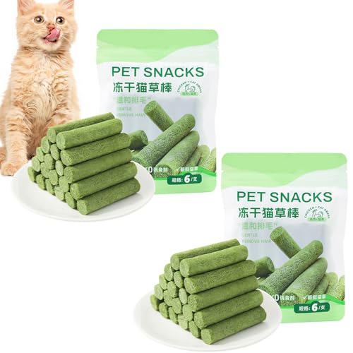 Dreuhuing Katzengrasstäbchen für Indoor-Katzen, Katzengras Beißstab, Naturgras Molar Rod für Katze, Katzengras Sticks, Katzenbeißspielzeug zur Steigerung des Appetits und Haarballentfernung Dreuhuing Katzengrasstäbchen für Indoor-Katzen, Katzengras Beißstab, Naturgras Molar Rod für Katze, Katzengras Sticks, Katzenbeißspielzeug zur Steigerung des Appetits und Haarballentfernung von Dreuhuing