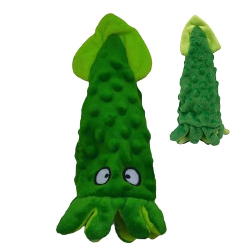 Dreuhuing Quietschendes Tintenfisch-Hundespielzeug – Quietschendes Hundespielzeug, Dreieck, grüner Tintenfisch zum Kauen, interaktives Welpen-Spielzeug, reduziert Langeweile in Innenräumen, für Dreuhuing Quietschendes Tintenfisch-Hundespielzeug – Quietschendes Hundespielzeug, Dreieck, grüner Tintenfisch zum Kauen, interaktives Welpen-Spielzeug, reduziert Langeweile in Innenräumen, für von Dreuhuing