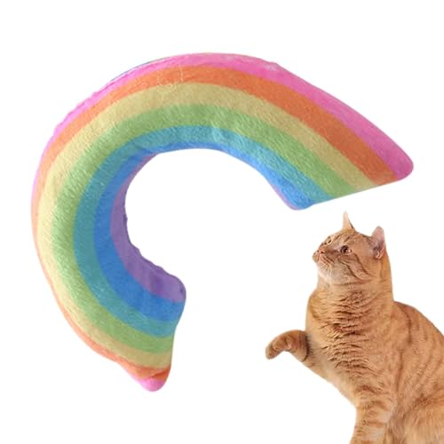 Dreuhuing Regenbogen-Katzenspielzeug, interaktives Regenbogen-Katzenspielzeug, Katzenzubehör, weiches Katzenspielzeug, buntes Katzenspielzeug für Katzen und Kätzchen Dreuhuing Regenbogen-Katzenspielzeug, interaktives Regenbogen-Katzenspielzeug, Katzenzubehör, weiches Katzenspielzeug, buntes Katzenspielzeug für Katzen und Kätzchen von Dreuhuing