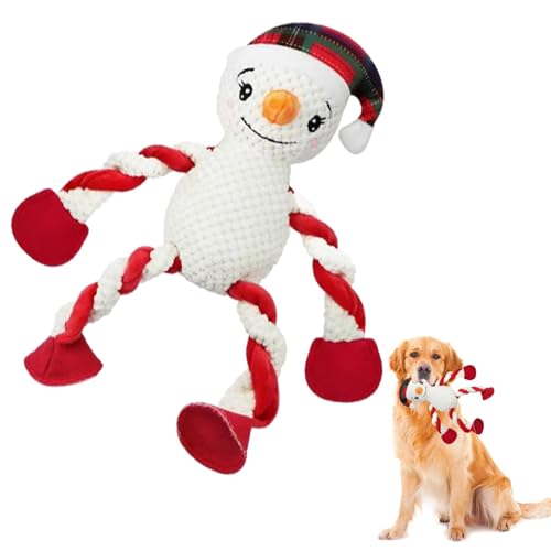 Dreuhuing Weihnachts-Quietschspielzeug für Hunde, Weihnachts-Kauspielzeug für Hunde,Quietschendes Plüsch-Hundespielzeug - Plüsch-Welpen-Kauspielzeug, Leckerli-Spielzeug für Hunde, interaktiv, für Dreuhuing Weihnachts-Quietschspielzeug für Hunde, Weihnachts-Kauspielzeug für Hunde,Quietschendes Plüsch-Hundespielzeug - Plüsch-Welpen-Kauspielzeug, Leckerli-Spielzeug für Hunde, interaktiv, für von Dreuhuing