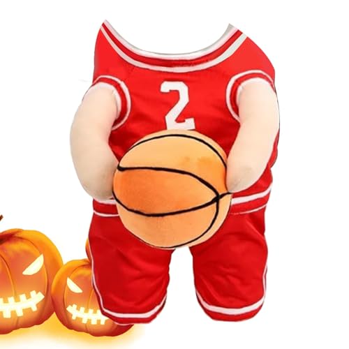 Hunde-Basketball-Kostüm mit Ball, Hunde-Basketball-Kostüm, lustiges Basketball-Hundekostüm, Hunde-Basketballspieler-Kostüm, atmungsaktiv, groß, hält Basketballkleidung für Haustiere Hunde-Basketball-Kostüm mit Ball, Hunde-Basketball-Kostüm, lustiges Basketball-Hundekostüm, Hunde-Basketballspieler-Kostüm, atmungsaktiv, groß, hält Basketballkleidung für Haustiere von Dreuhuing
