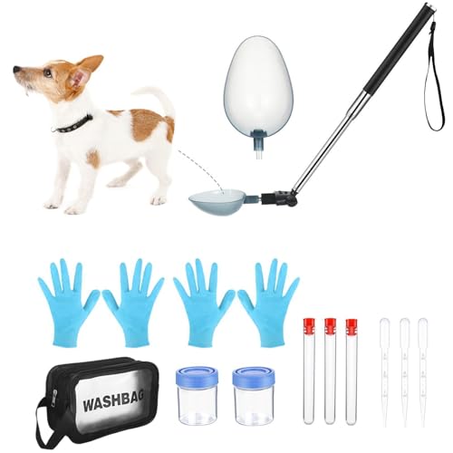 Hunde-Urinfänger, Haustier-Urinstab, Teleskop-Hunde-Urinfänger, einziehbarer Katzenurin-Sammler, Teleskopgriff, Hundeurin-Kotenfänger, Haustier-Schwangerschafts-Pee-Test-Set Hunde-Urinfänger, Haustier-Urinstab, Teleskop-Hunde-Urinfänger, einziehbarer Katzenurin-Sammler, Teleskopgriff, Hundeurin-Kotenfänger, Haustier-Schwangerschafts-Pee-Test-Set von Dreuhuing