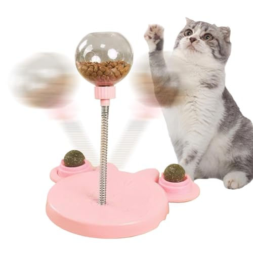 Wobbly Dog Treat Toy, Undichte Leckerbissen Ball Haustierfuttermittel, Katzenbehandlungspender, Katzeninteraktiver Spender Mit Frühling, Lebensmittelabteilung Slow Feeder Frühlingskugel Wobbly Dog Treat Toy, Undichte Leckerbissen Ball Haustierfuttermittel, Katzenbehandlungspender, Katzeninteraktiver Spender Mit Frühling, Lebensmittelabteilung Slow Feeder Frühlingskugel von Dreuhuing