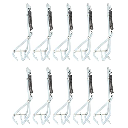 Drfeify Crab Grabber Stall aus Rostfreiem Stahlfischerei/Halter Federdesign für Krabbenkäfige Easy Carry and Store von Drfeify