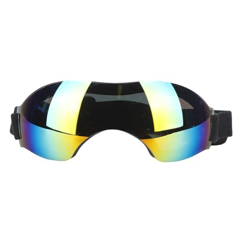 Drfeify Hunde Sonnenbrille Windfestbrille mit UV -Schutz für Kleine Rassenhunde, PC -Rahmen Haustiergläser für Gehen, PC/2,8 Unzen (Rot) von Drfeify