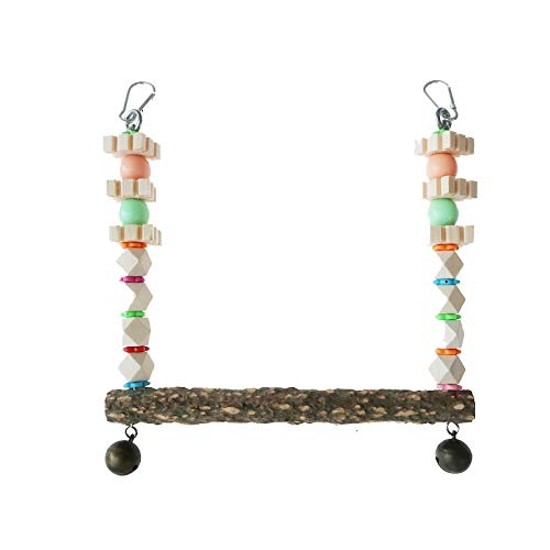 Droagoct Vogel Schaukel Halter Papagei Kleiderbügel Perlen Kauen Glocke Lustige Käfig Schlaf Unterstützung Vogel Spielzeug Droagoct Vogel Schaukel Halter Papagei Kleiderbügel Perlen Kauen Glocke Lustige Käfig Schlaf Unterstützung Vogel Spielzeug von Droagoct
