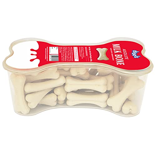 Drools Absolute Milk Bone Jar, Dog Treats - 40 Piece (600gm) - New for All Breed Sizes for Dogs Preservative-Free von Drools