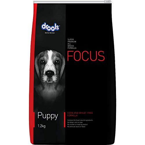 Drools Focus Puppy Super Premium Dog Food, 1.2kg for All Breed Sizes for Dogs Preservative-Free von Drools