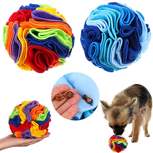 Schnüffelball für Hunde, Stressabbau, interaktives Hundespielzeug, Schnüffelmatte, Haustierschnüffelball, Spielzeug, Futtersuche, Ball, Hund, Puzzle, Spielzeug zur Angstlinderung, verbessert das von Droutti