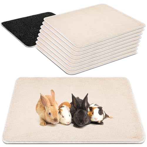 Drydiet Ersatzeinlagen für Reise-Haustier-Tragetaschen, 71,1 x 40,6 cm, Ersatz-Pad, Stoff, weich, saugfähig, maschinenwaschbar, Plüsch-Kaschmir, doppelseitig, Hundebett-Matte für alle Tiere, 8 Stück von Drydiet