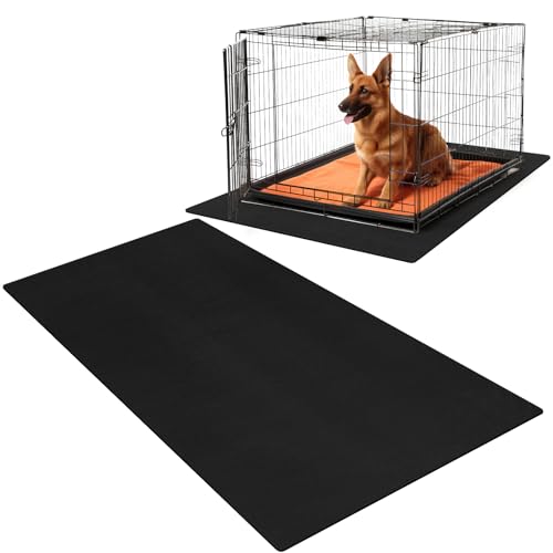 Drydiet PVC-Bodenschutzmatte für Haustierkäfige, 73,7 x 111,8 cm, XXL, waschbarer Bodenbelag, wiederverwendbar, wasserdicht, rutschfest, für Haustiere von Drydiet