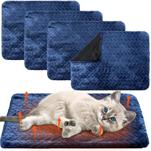 Drydiet Selbstheizende Katzenunterlage, 40,6 x 50,8 cm, selbstwärmendes Katzenbett, rutschfest, warm, waschbar, Hundehütte, Bettmatte, abnehmbarer Bezug, Katzendecke für drinnen und draußen, Drydiet Selbstheizende Katzenunterlage, 40,6 x 50,8 cm, selbstwärmendes Katzenbett, rutschfest, warm, waschbar, Hundehütte, Bettmatte, abnehmbarer Bezug, Katzendecke für drinnen und draußen, von Drydiet