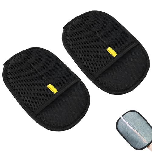 Dryxog 2 Stück Doppelseitige Antistatische Haustier Handschuhe für Hund Katze Haustier Bürsten Handschuh Hundebürste Katzen Zubehör Wiederverwendbare Tierhaar Entfernungs für Fellpflege von Dryxog