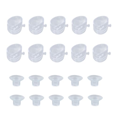 10 pcs Wasserpflanzentasse Acryl -Wasserpflanzentopf mit Saugnäpfeln Aquarium Wasser mit Saugbechern für Aquariumdekoration von Dsacxixai