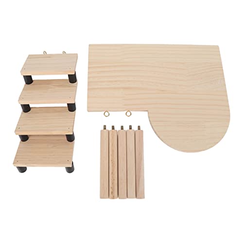 Dsacxixai Hölzernes Hamsterhaus für Hamster. Spielen Sie Hamster. Holzplattform-Käfigablage für den Spielplatz mit Leiter Dsacxixai Hölzernes Hamsterhaus für Hamster. Spielen Sie Hamster. Holzplattform-Käfigablage für den Spielplatz mit Leiter von Dsacxixai