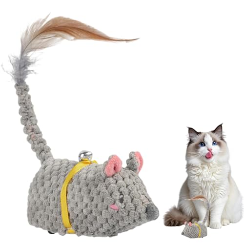 Dtaigou Automatische Mäuse Katzenspielzeug | Automatisch bewegliche Mäuse Tierspielzeug | Kätzchen-Langeweile Trainer, Wiederaufladbare Haustier-Anreicherungspuppe, Bewegungsaktivierung für den Dtaigou Automatische Mäuse Katzenspielzeug | Automatisch bewegliche Mäuse Tierspielzeug | Kätzchen-Langeweile Trainer, Wiederaufladbare Haustier-Anreicherungspuppe, Bewegungsaktivierung für den von Dtaigou