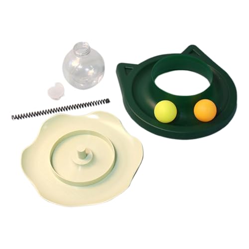 Dtaigou Cat -Behandlungs -Puzzle, Katzen -Puzzlespielzeug - Katzenfutter -Puzzle Behandlungsball | Mentale Stimulation interaktiver Ball für Kätzchenentwicklung, Gewichtsmanagement, Langeweile Relief von Dtaigou