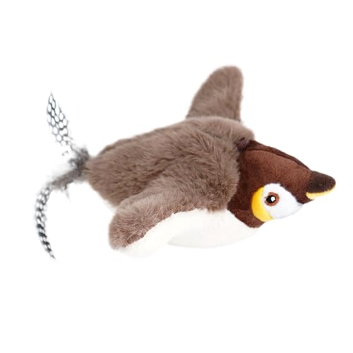 Dtaigou Fliegender Vogel-Katzenspielzeug Für Hauskatzen, Interaktives Fliegendes Vogel-Katzenspielzeug, Elektronischer Simulations-Spatzen-Katzen-Teaser-Stick, Vogeljagd-Katzenspielzeug Dtaigou Fliegender Vogel-Katzenspielzeug Für Hauskatzen, Interaktives Fliegendes Vogel-Katzenspielzeug, Elektronischer Simulations-Spatzen-Katzen-Teaser-Stick, Vogeljagd-Katzenspielzeug von Dtaigou