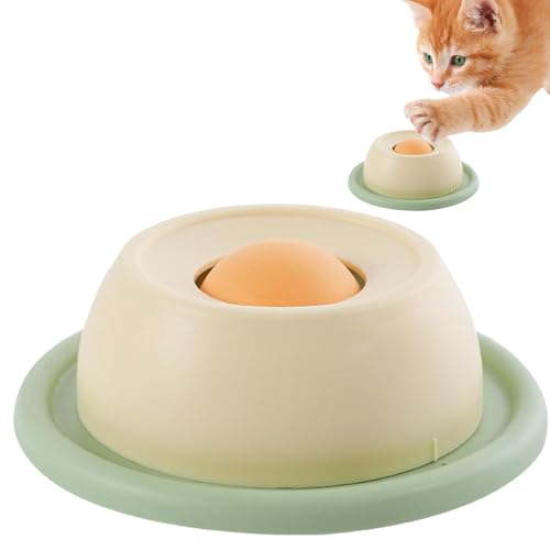 Dtaigou Futternapf für Katzen mit langsamer Fütterung, Futternäpfe für Katzen mit langsamer Fütterung | Interaktiver runder Leckmatten-Slow-Feeder - Lustiges Puzzle-Futternapf, Dtaigou Futternapf für Katzen mit langsamer Fütterung, Futternäpfe für Katzen mit langsamer Fütterung | Interaktiver runder Leckmatten-Slow-Feeder - Lustiges Puzzle-Futternapf, von Dtaigou
