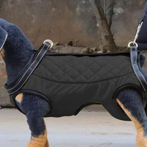 Dtaigou Großer Hundeliptschlinge, Hundeaufzugsgurt - Hundereiseweste mit Griff,Reflektierende Rehabilitationstraining Assistive Gürtel für schwache hintere Beine behinderte Haustiere von Dtaigou