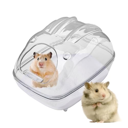 Dtaigou Hamster Sandbad Behälter - Durchsichtige Hamsterwanne | Kleintier-Reinigungsbehälter Für Körperpflege Von Mongolischen Rennmäusen Und Chinchillas Dtaigou Hamster Sandbad Behälter - Durchsichtige Hamsterwanne | Kleintier-Reinigungsbehälter Für Körperpflege Von Mongolischen Rennmäusen Und Chinchillas von Dtaigou