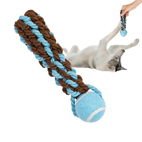 Dtaigou Hundeball mit Seilspielzeug | Beißspielzeug | Tennisball-Design, interaktives Hundespielzeug für Zuhause, Park, Hinterhof und Garten Dtaigou Hundeball mit Seilspielzeug | Beißspielzeug | Tennisball-Design, interaktives Hundespielzeug für Zuhause, Park, Hinterhof und Garten von Dtaigou