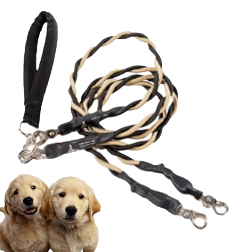 Dtaigou Hundeleine, Doppelte Gassi-Leine für Hunde, Bequemes Zubehör Für Haustiere Park Spaziergänge Training Sicherheit Dtaigou Hundeleine, Doppelte Gassi-Leine für Hunde, Bequemes Zubehör Für Haustiere Park Spaziergänge Training Sicherheit von Dtaigou