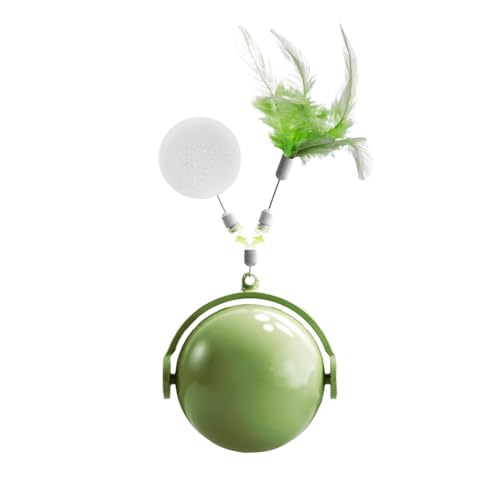 Dtaigou Interaktiver Katzenspielzeugball, Smart Interactive Cat Toy Ball | Kätzchen Active Rolling Toys,Hindernisvermeidung Smart bewegender Haustier Rolling Ball mit Feder für Katzenkätzchen Dtaigou Interaktiver Katzenspielzeugball, Smart Interactive Cat Toy Ball | Kätzchen Active Rolling Toys,Hindernisvermeidung Smart bewegender Haustier Rolling Ball mit Feder für Katzenkätzchen von Dtaigou