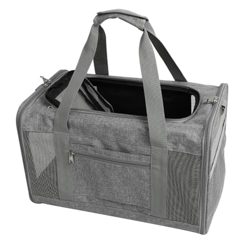 Dtaigou Katzentransporttasche | Zusammenklappbare Katzentransportbox Für Unterwegs - Atmungsaktive Katzenrucksack Tragtasche Für Park Camping Picknick Auto Einkaufen Ausflüge Draußen von Dtaigou
