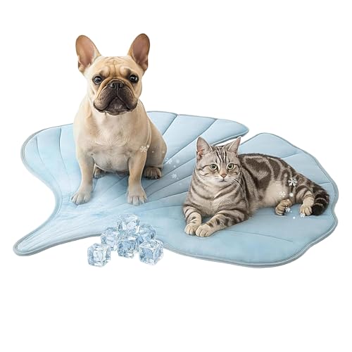 Dtaigou Kühlmatte für Hunde - rutschfeste Atmungsaktive Kühldecke Hundebett Katzenbett - Tragbare Pflanzenmotiv Decke Nicht Rutsch Haustier Zubehör Für Welpen Reise Camping Wohnung Dtaigou Kühlmatte für Hunde - rutschfeste Atmungsaktive Kühldecke Hundebett Katzenbett - Tragbare Pflanzenmotiv Decke Nicht Rutsch Haustier Zubehör Für Welpen Reise Camping Wohnung von Dtaigou