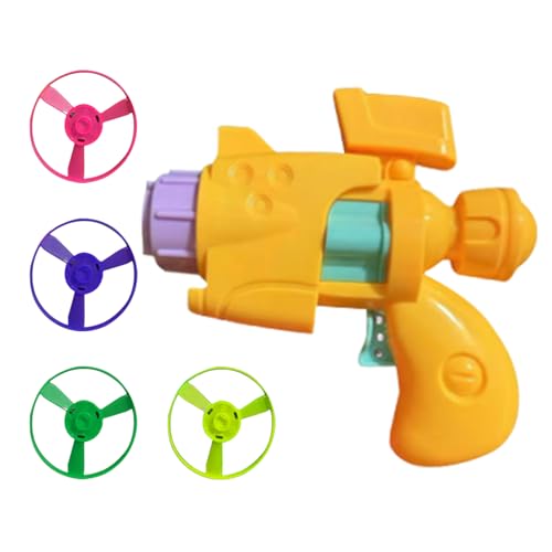 Dtaigou Leuchtscheiben-Propeller, beleuchtete fliegende Scheibe, Katzenwerfer-Set, Katzen-Apportierspielzeug, für Übungen, Jagd, Langeweile von Dtaigou