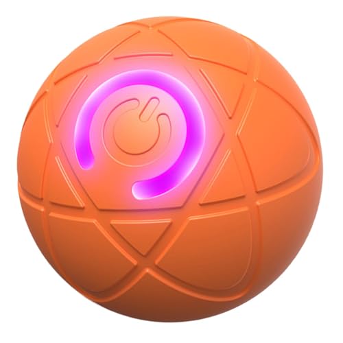Dtaigou Rollender intelligenter Ball, bewegliches automatisches Spielzeug für Hunde, rotierender automatischer Katzenball, Spielzeug für kleine Hunde Dtaigou Rollender intelligenter Ball, bewegliches automatisches Spielzeug für Hunde, rotierender automatischer Katzenball, Spielzeug für kleine Hunde von Dtaigou