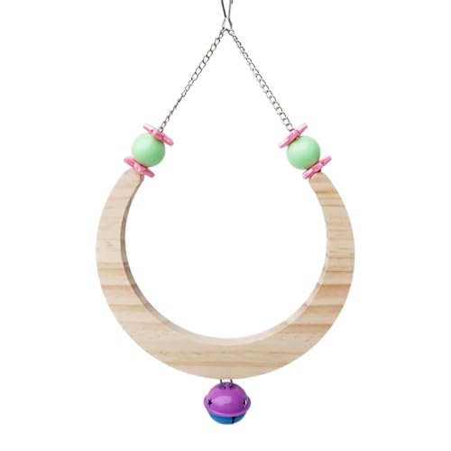 Dtaigou Schaukelstange für Vögel, Vogelschaukel | Papageienkäfigspielzeug - Vogel-Sitzstangenständer, Holzkauen-Stehstangenschaukel mit Glocke, Schaukel-Kauübungsspielzeug, Vogelschaukelspielzeug, Dtaigou Schaukelstange für Vögel, Vogelschaukel | Papageienkäfigspielzeug - Vogel-Sitzstangenständer, Holzkauen-Stehstangenschaukel mit Glocke, Schaukel-Kauübungsspielzeug, Vogelschaukelspielzeug, von Dtaigou