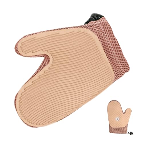 Dtaigou Tierhaarentferner, elektrostatische Handschuhe, Tierhaarentferner, elektrostatische Handschuhe, wiederverwendbar, Reinigungswerkzeug für Katzen, Hunde, für Couch, Bad, Kleidung von Dtaigou