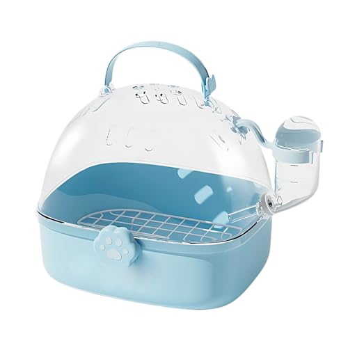 Dtaigou Vogelreisekäfig | Tragbarer Hamsterkäfig mit Wasserflasche | Transportzubehör für Haustier Vögel | Geräumiges Design für Spatzen Aras Conures Chinchillas Wellensittiche Nymphensittiche Dtaigou Vogelreisekäfig | Tragbarer Hamsterkäfig mit Wasserflasche | Transportzubehör für Haustier Vögel | Geräumiges Design für Spatzen Aras Conures Chinchillas Wellensittiche Nymphensittiche von Dtaigou